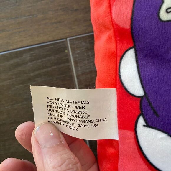 Frosted Krusty O's The Simpsons Multicolor Printed Soft Plush Stuffed Pillow - Picture 7 of 10